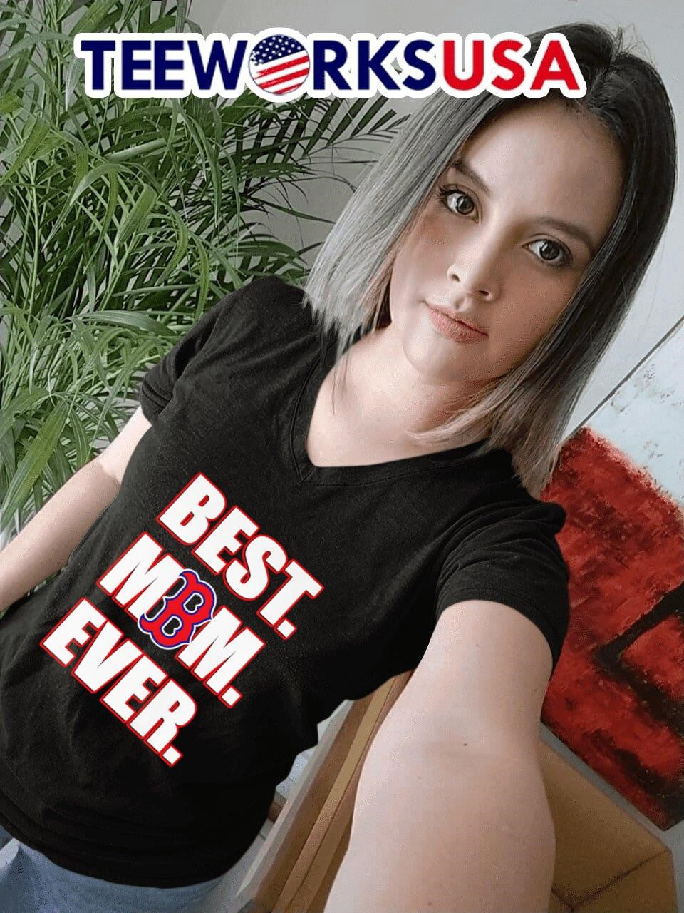 Best mom ever Boston Red Sox - Adult & Kids T-Shirts, Sweatshirts & Hoodies apparel design preview 7