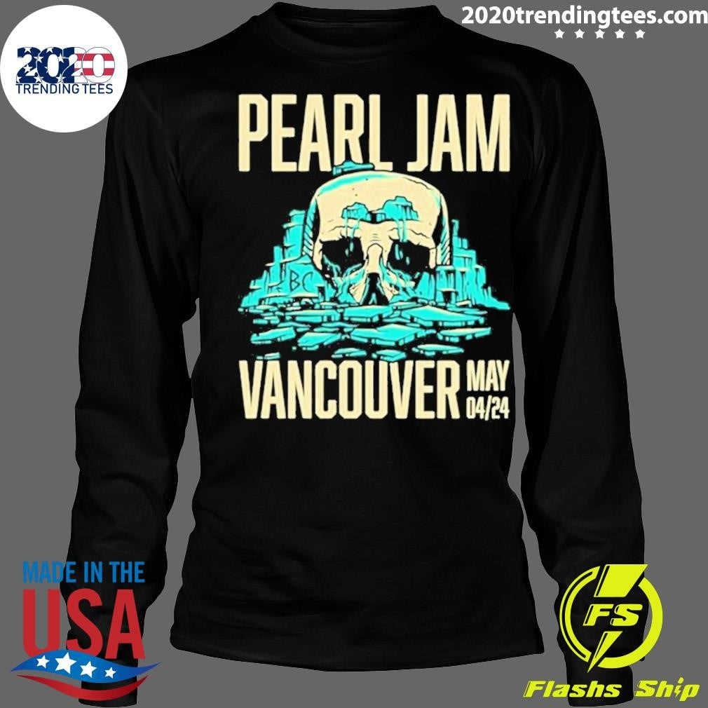 Best pearl Jam Vancouver May 04-24 - Adult & Kids T-Shirts, Sweatshirts & Hoodies apparel design preview 4