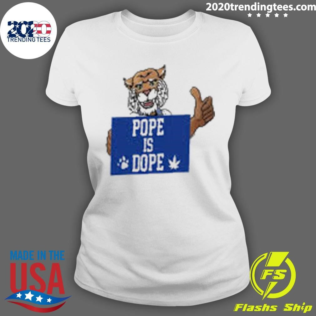Best pope Is Dope Tiger - Adult & Kids T-Shirts, Sweatshirts & Hoodies apparel design preview 3