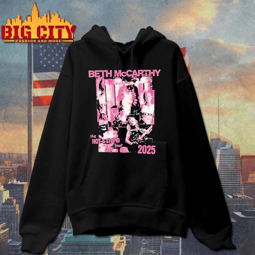 Beth Mccarthy The Hot And Stupid Tour 2025 - Adult & Kids T-Shirts, Sweatshirts & Hoodies apparel design preview 2