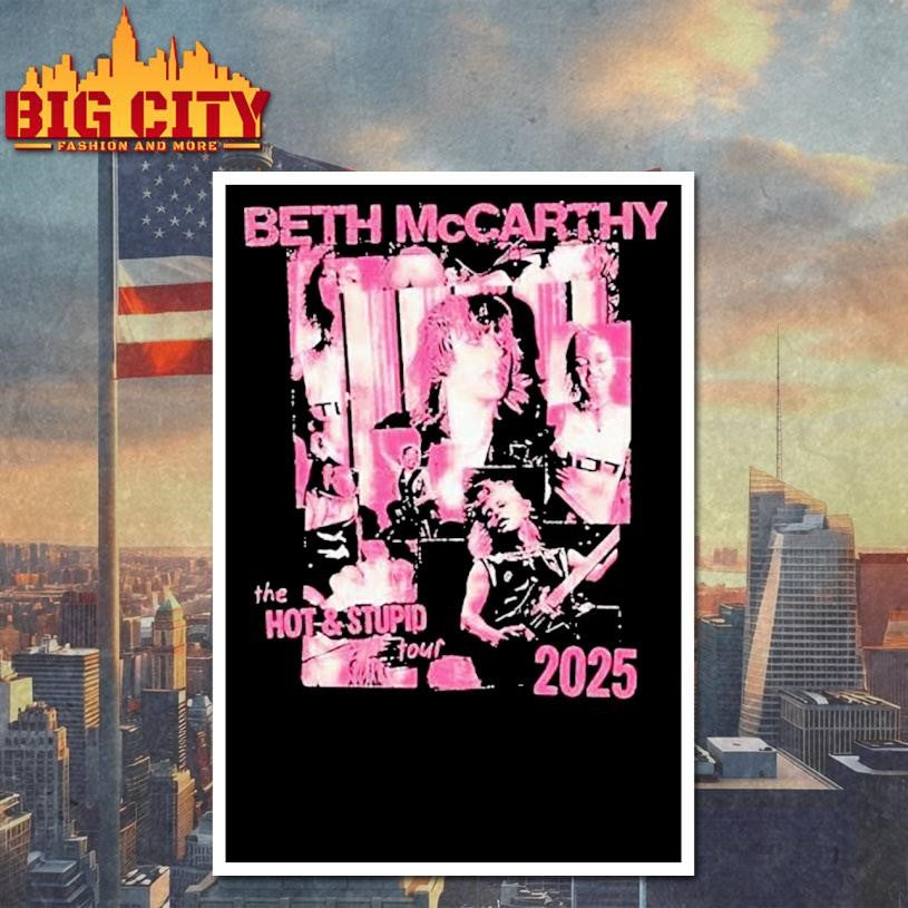 Beth Mccarthy The Hot And Stupid Tour 2025 - Adult & Kids T-Shirts, Sweatshirts & Hoodies apparel design preview 4