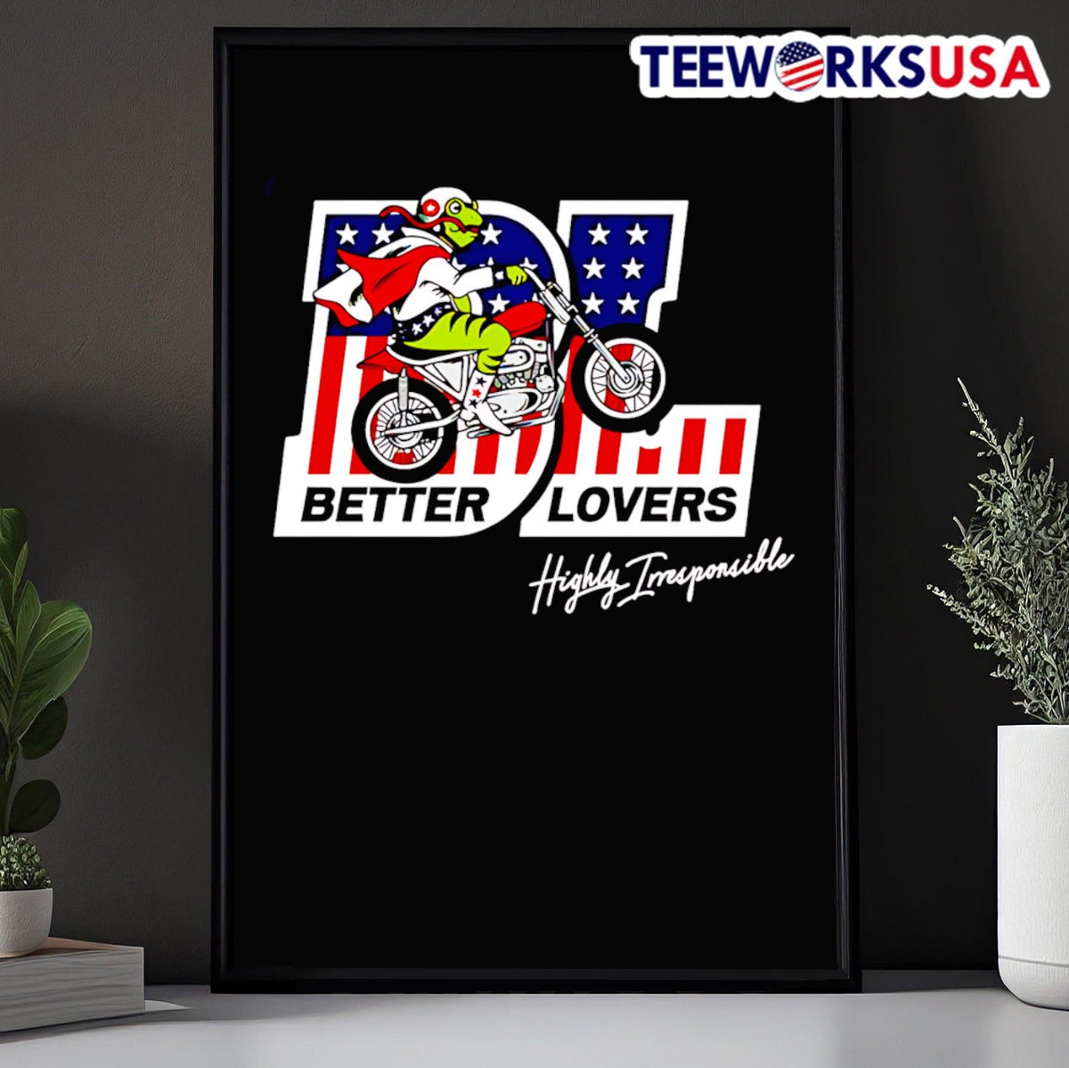 Better Lovers Evil Knievel - Adult & Kids T-Shirts, Sweatshirts & Hoodies apparel design preview 5
