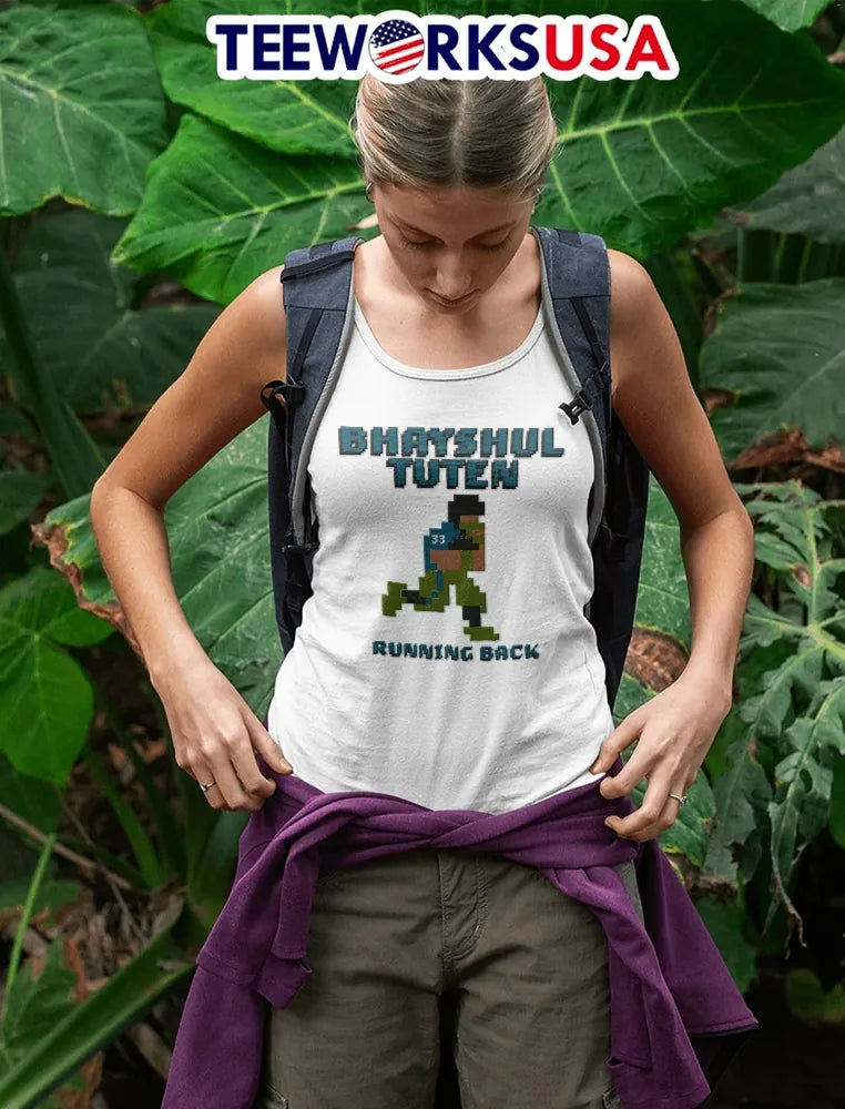 Bhayshul Tuten running back player - Adult & Kids T-Shirts, Sweatshirts & Hoodies apparel design preview 4