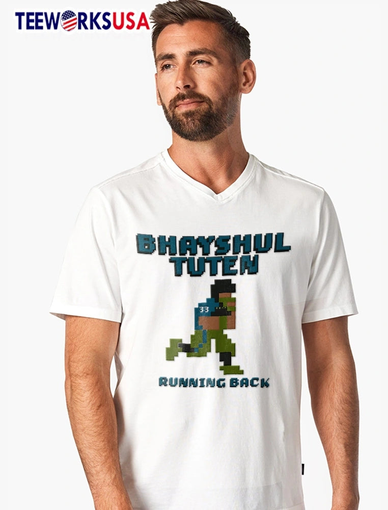 Bhayshul Tuten running back player - Adult & Kids T-Shirts, Sweatshirts & Hoodies apparel design preview 7