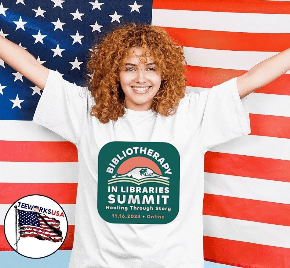Bibliotherapy in libraries summit - Adult & Kids T-Shirts, Sweatshirts & Hoodies apparel design preview 4
