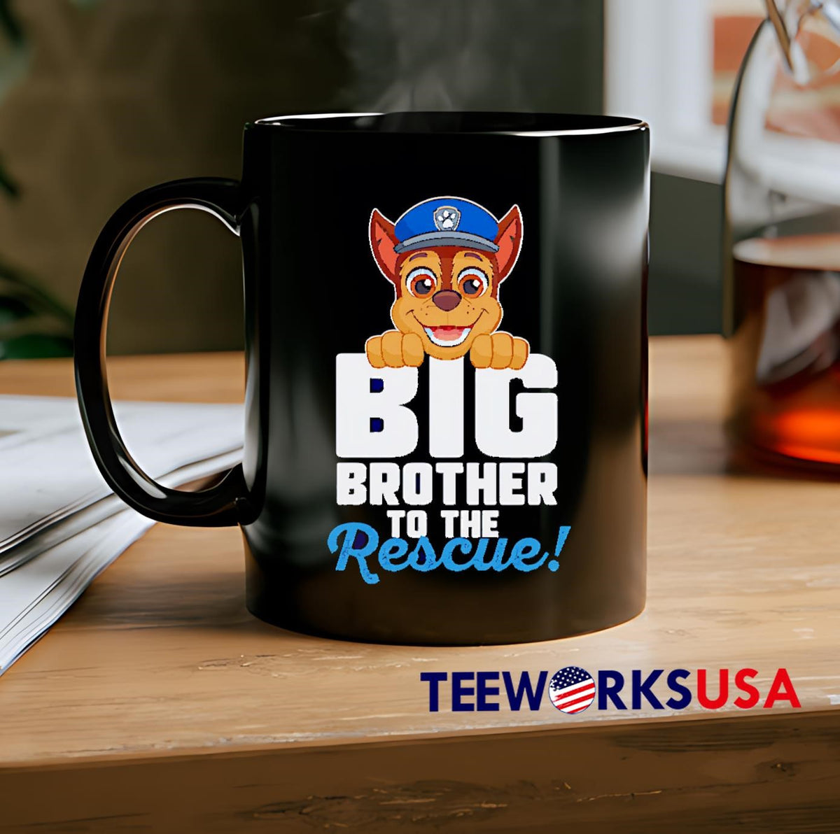 Big Brother to the Rescue - Adult & Kids T-Shirts, Sweatshirts & Hoodies apparel design preview 2