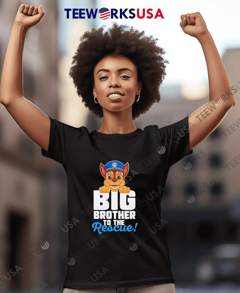 Big Brother to the Rescue - Adult & Kids T-Shirts, Sweatshirts & Hoodies apparel design preview 7