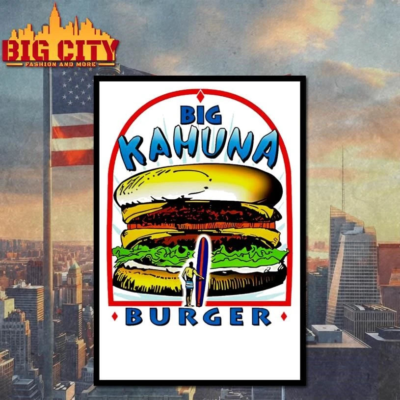 Big Kahuna Burger - Adult & Kids T-Shirts, Sweatshirts & Hoodies apparel design preview 4