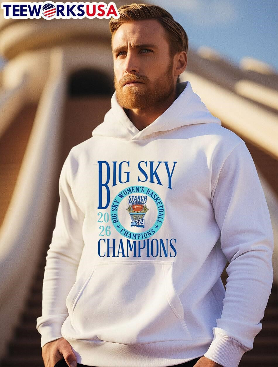 Big Sky Women's Basketball 2026 Champions - Adult & Kids T-Shirts, Sweatshirts & Hoodies apparel design preview 2