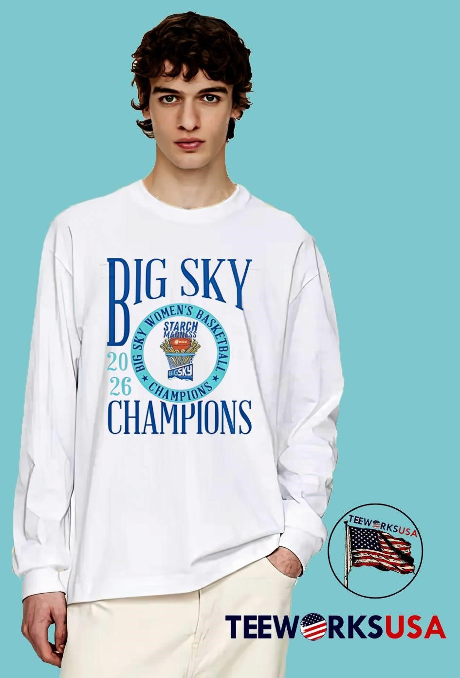 Big Sky Women's Basketball 2026 Champions - Adult & Kids T-Shirts, Sweatshirts & Hoodies apparel design preview 3