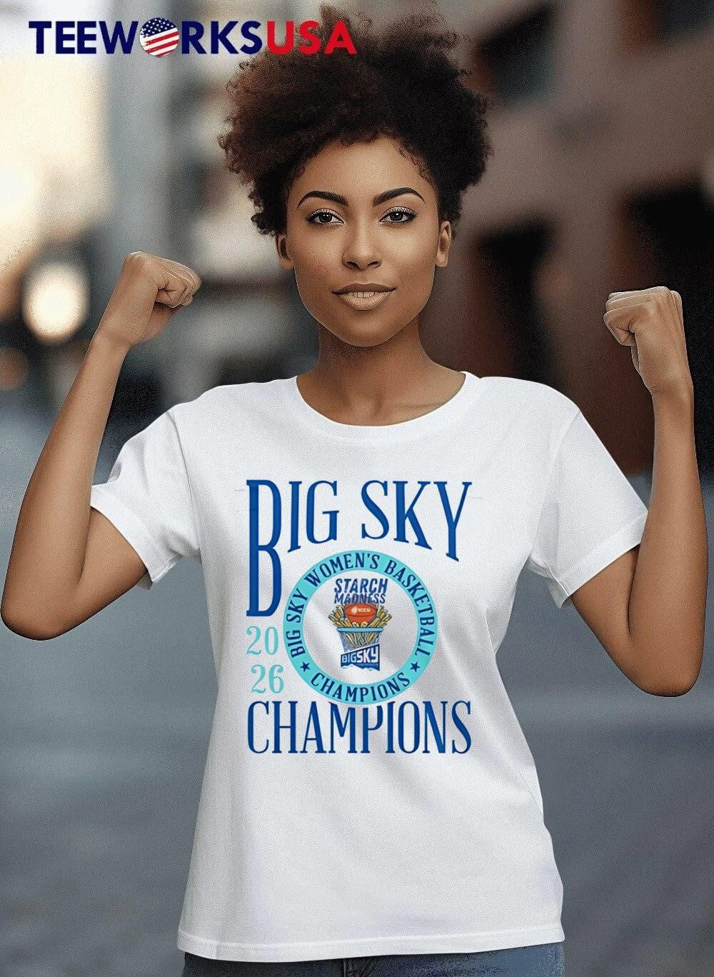 Big Sky Women's Basketball 2026 Champions - Adult & Kids T-Shirts, Sweatshirts & Hoodies apparel design preview 7