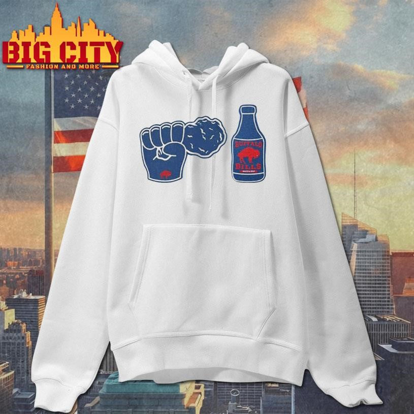 Bills Fist Hot Sauce By Golf - Adult & Kids T-Shirts, Sweatshirts & Hoodies apparel design preview 2