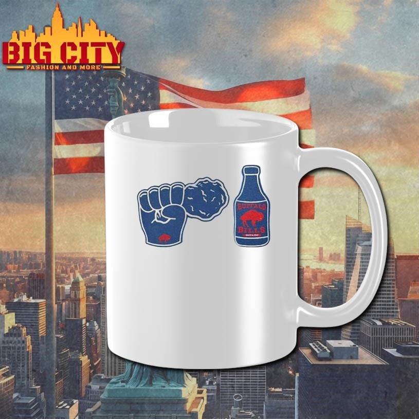 Bills Fist Hot Sauce By Golf - Adult & Kids T-Shirts, Sweatshirts & Hoodies apparel design preview 3