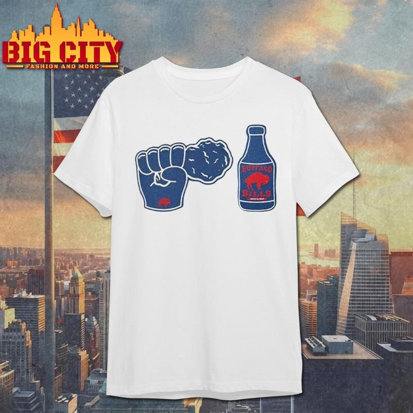 Bills Fist Hot Sauce By Golf - Adult & Kids T-Shirts, Sweatshirts & Hoodies apparel design preview 1