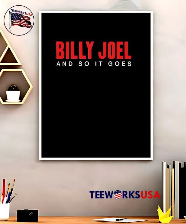 Billy joel and so it goes title - Adult & Kids T-Shirts, Sweatshirts & Hoodies apparel design preview 5