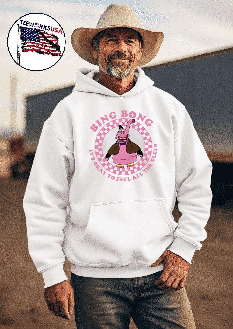 Bing Bong it's okay to feel all the feels - Adult & Kids T-Shirts, Sweatshirts & Hoodies apparel design preview 2
