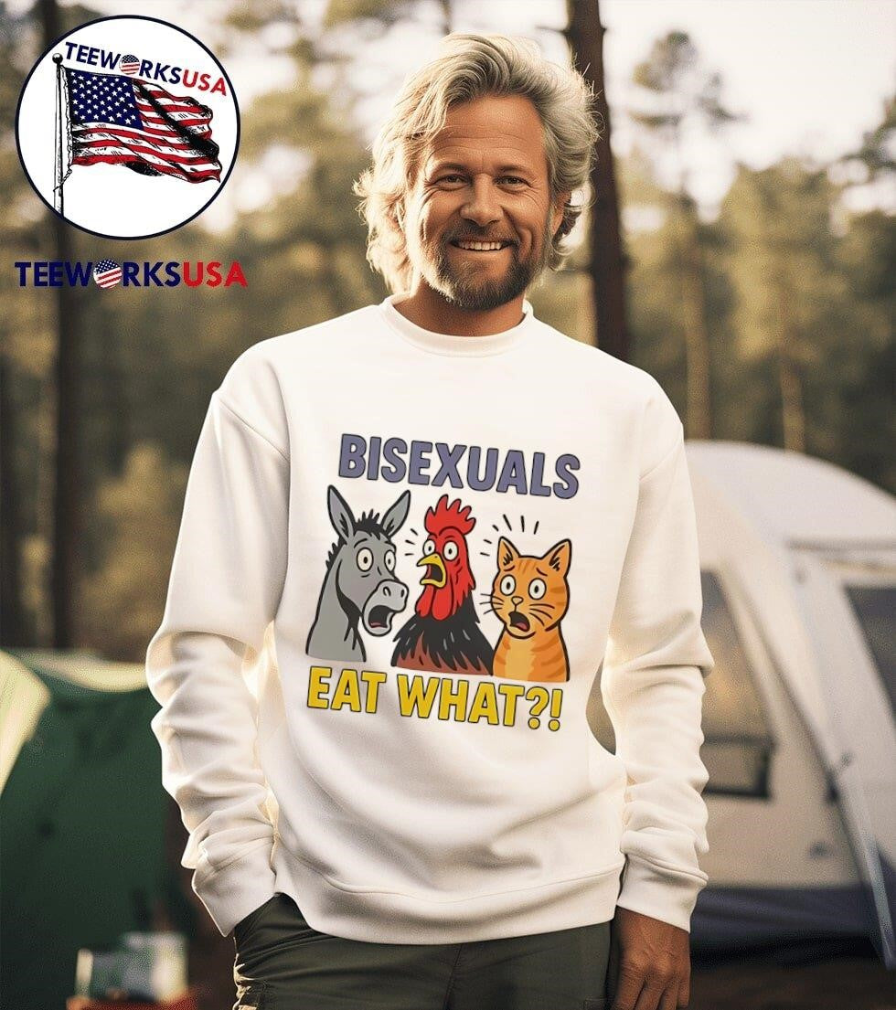 Bisexuals eat what animal - Adult & Kids T-Shirts, Sweatshirts & Hoodies apparel design preview 3