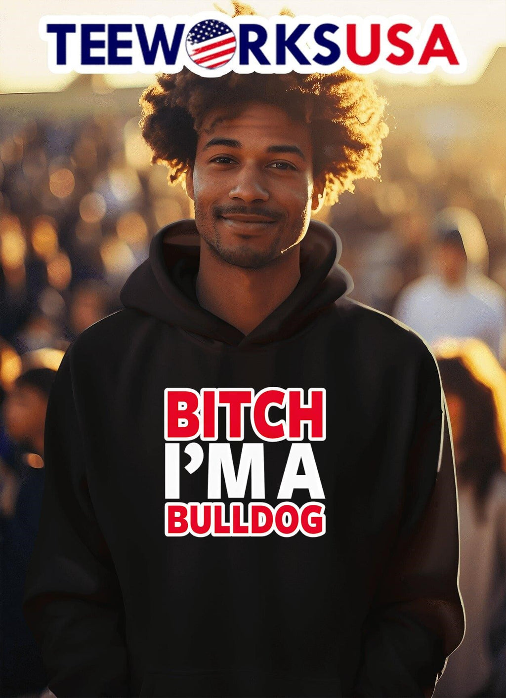 Bitch I'm a Bulldog Georgia - Adult & Kids T-Shirts, Sweatshirts & Hoodies apparel design preview 2