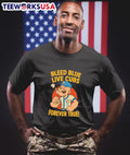 Bleed blue live Cubs forever true - Adult & Kids T-Shirts, Sweatshirts & Hoodies apparel design preview 1