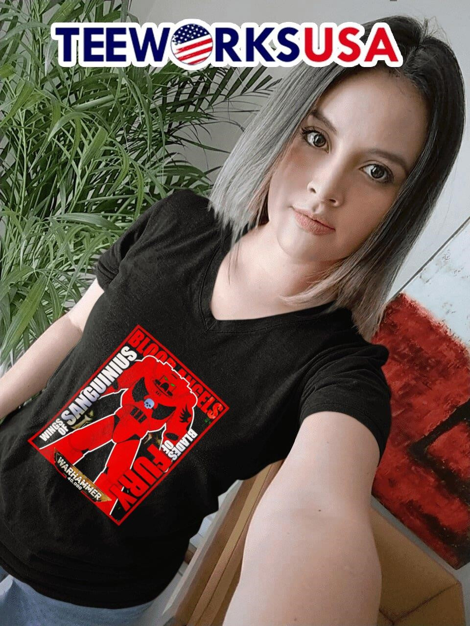 Blood Angels Warhammer 40k Game - Adult & Kids T-Shirts, Sweatshirts & Hoodies apparel design preview 4