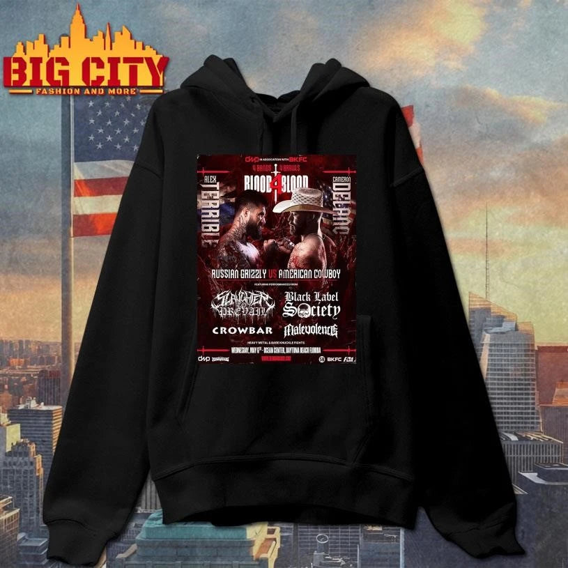 Blood4Blood Concert 4 Band Brawls 2026 Russian - Adult & Kids T-Shirts, Sweatshirts & Hoodies apparel design preview 2