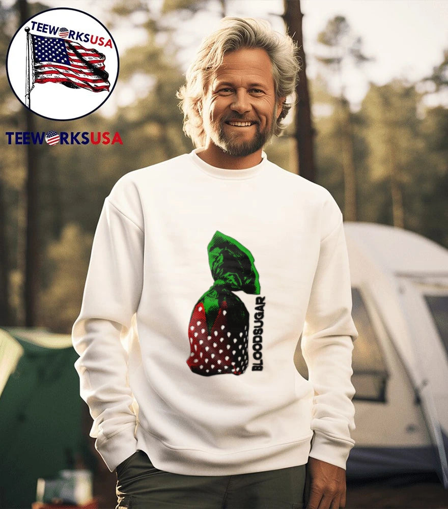 Bloodsugar Strawberry Candy - Adult & Kids T-Shirts, Sweatshirts & Hoodies apparel design preview 5