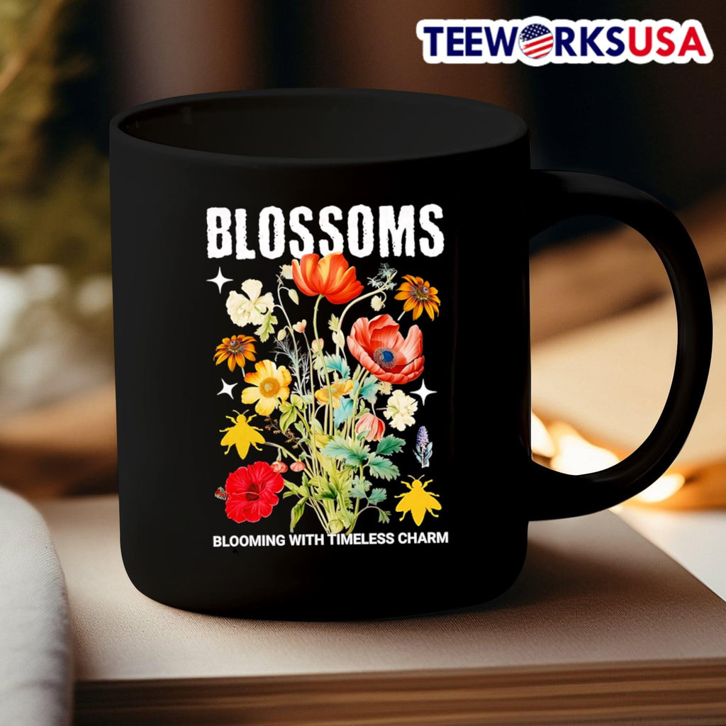 Blossoms blooming with timeless charm - Adult & Kids T-Shirts, Sweatshirts & Hoodies apparel design preview 3