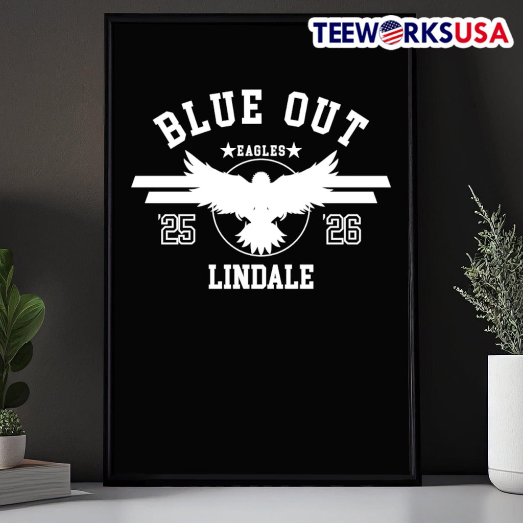 Blue out Eagles Lindale - Adult & Kids T-Shirts, Sweatshirts & Hoodies apparel design preview 5