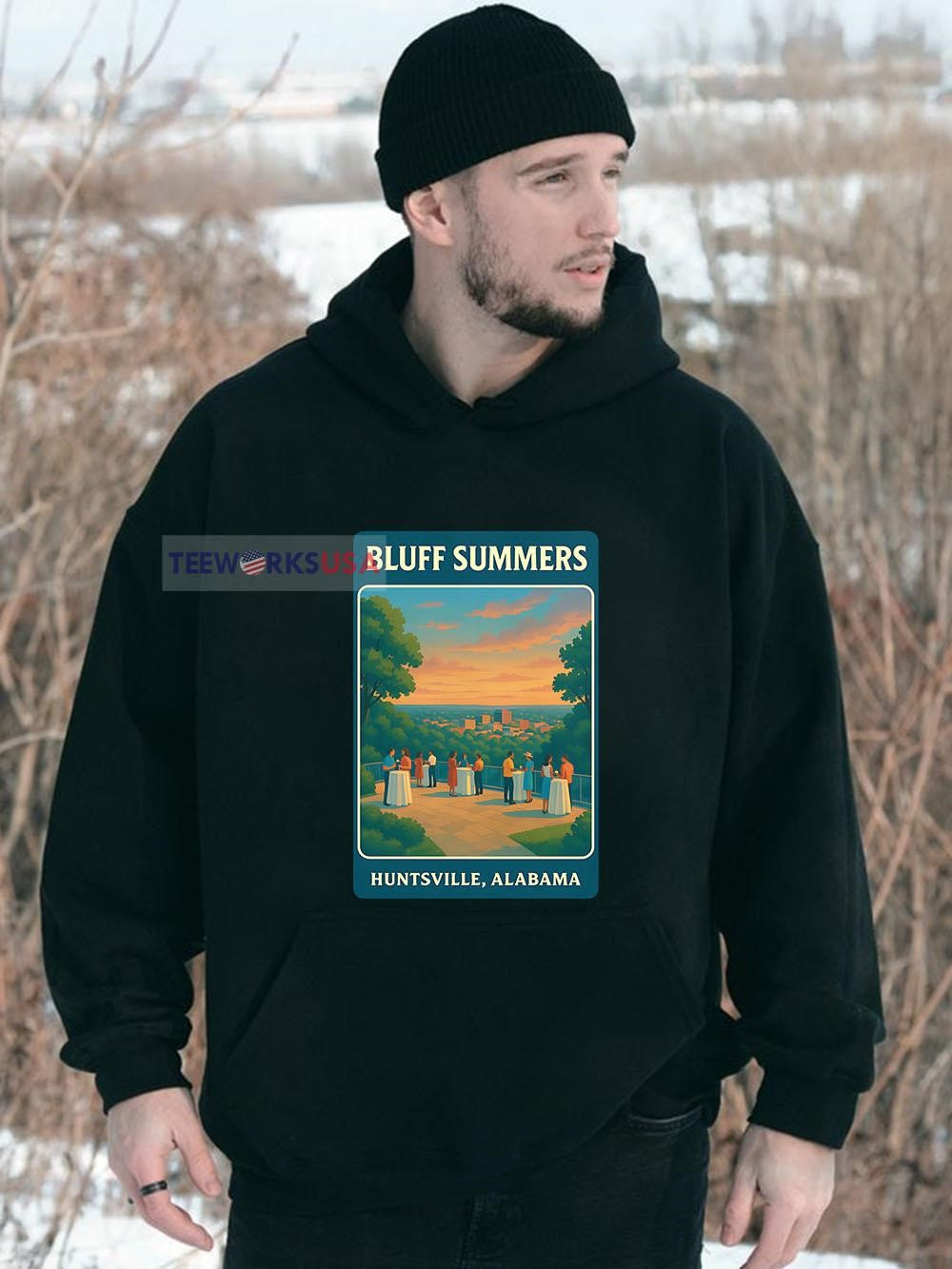 Bluff Summers Huntsville Alabama - Adult & Kids T-Shirts, Sweatshirts & Hoodies apparel design preview 2