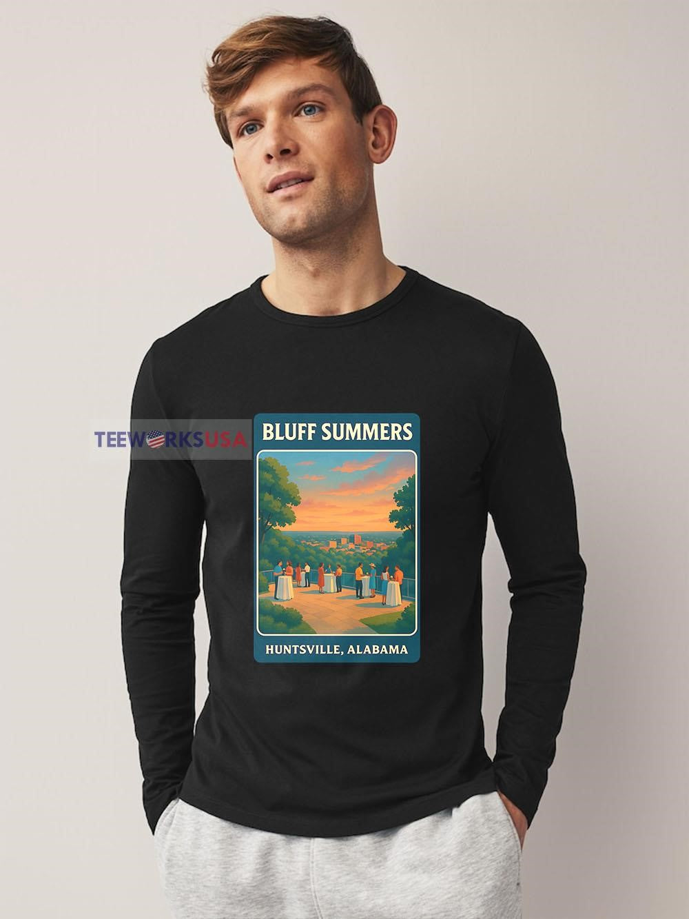 Bluff Summers Huntsville Alabama - Adult & Kids T-Shirts, Sweatshirts & Hoodies apparel design preview 3