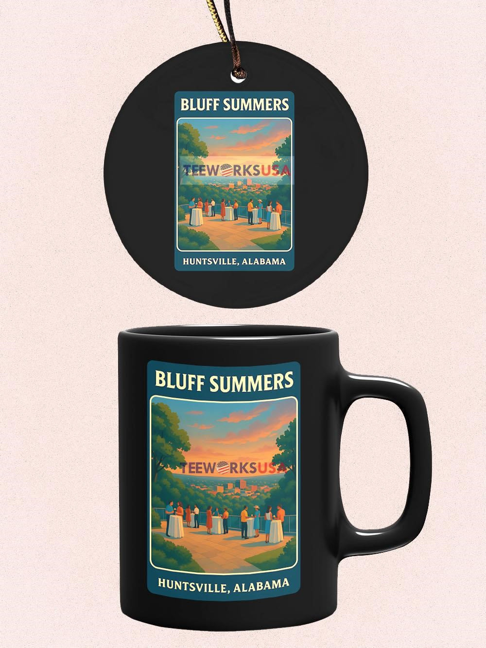 Bluff Summers Huntsville Alabama - Adult & Kids T-Shirts, Sweatshirts & Hoodies apparel design preview 4