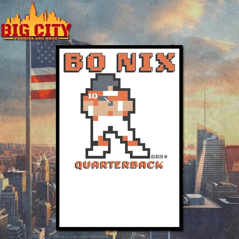 Bo Nix Retro Baller 2025 New - Adult & Kids T-Shirts, Sweatshirts & Hoodies apparel design preview 4