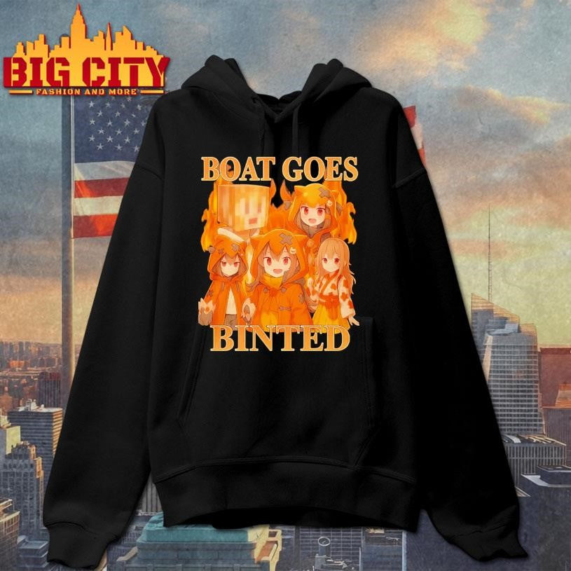 Boat Goes Binted - Adult & Kids T-Shirts, Sweatshirts & Hoodies apparel design preview 2
