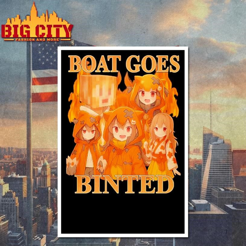 Boat Goes Binted - Adult & Kids T-Shirts, Sweatshirts & Hoodies apparel design preview 4