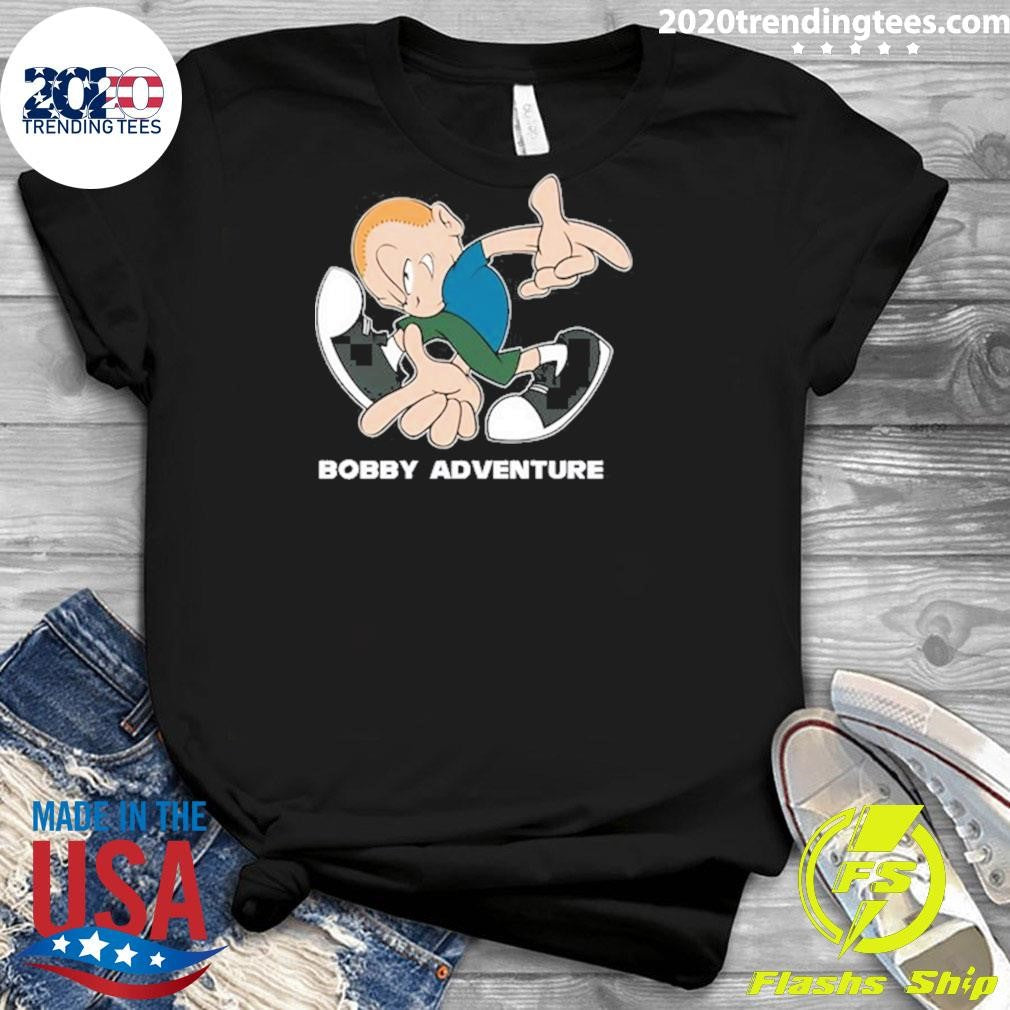 Bobby Adventure - Adult & Kids T-Shirts, Sweatshirts & Hoodies apparel design preview 3
