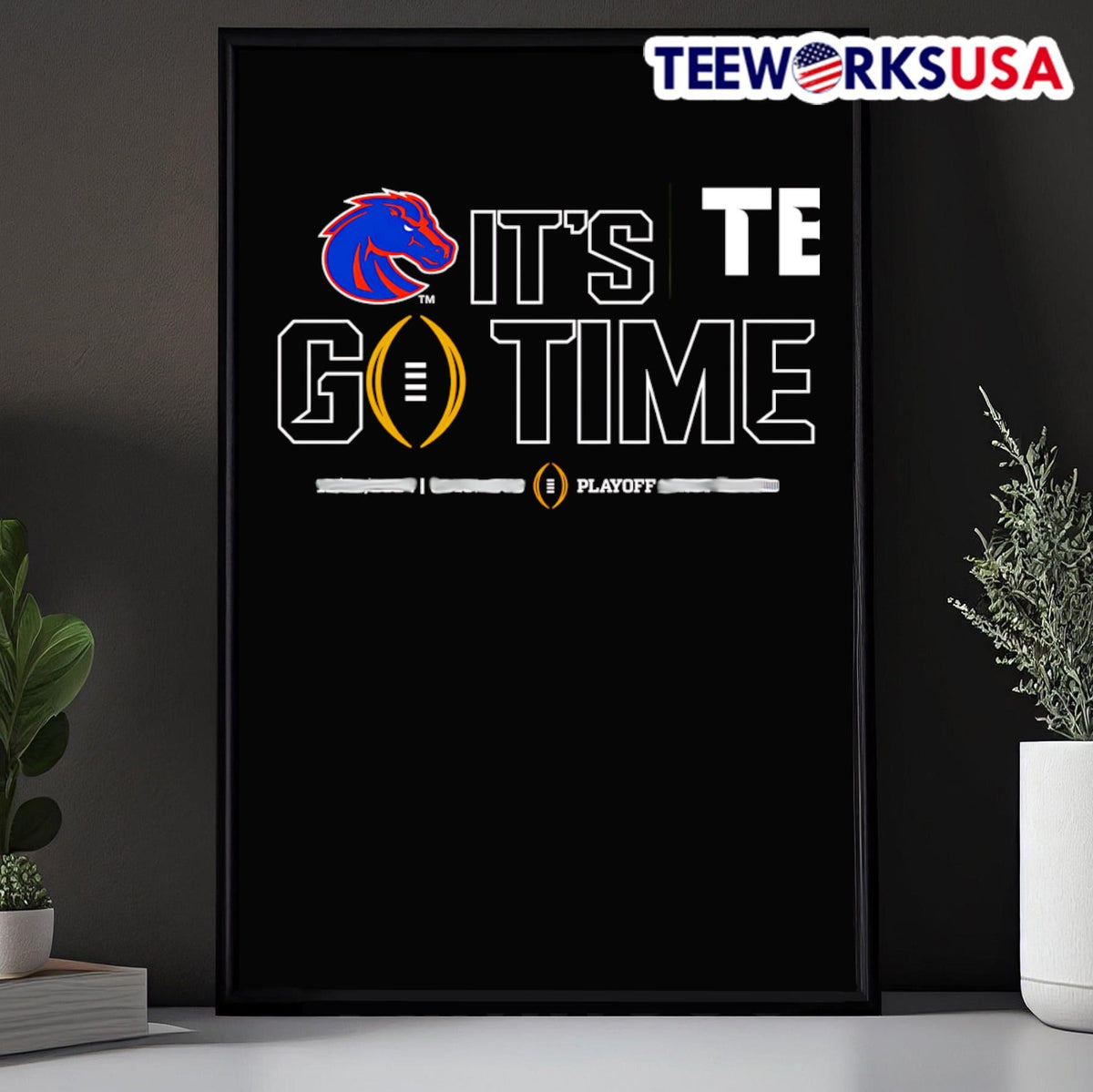 Boise State Broncos CFP it's go time - Adult & Kids T-Shirts, Sweatshirts & Hoodies apparel design preview 5