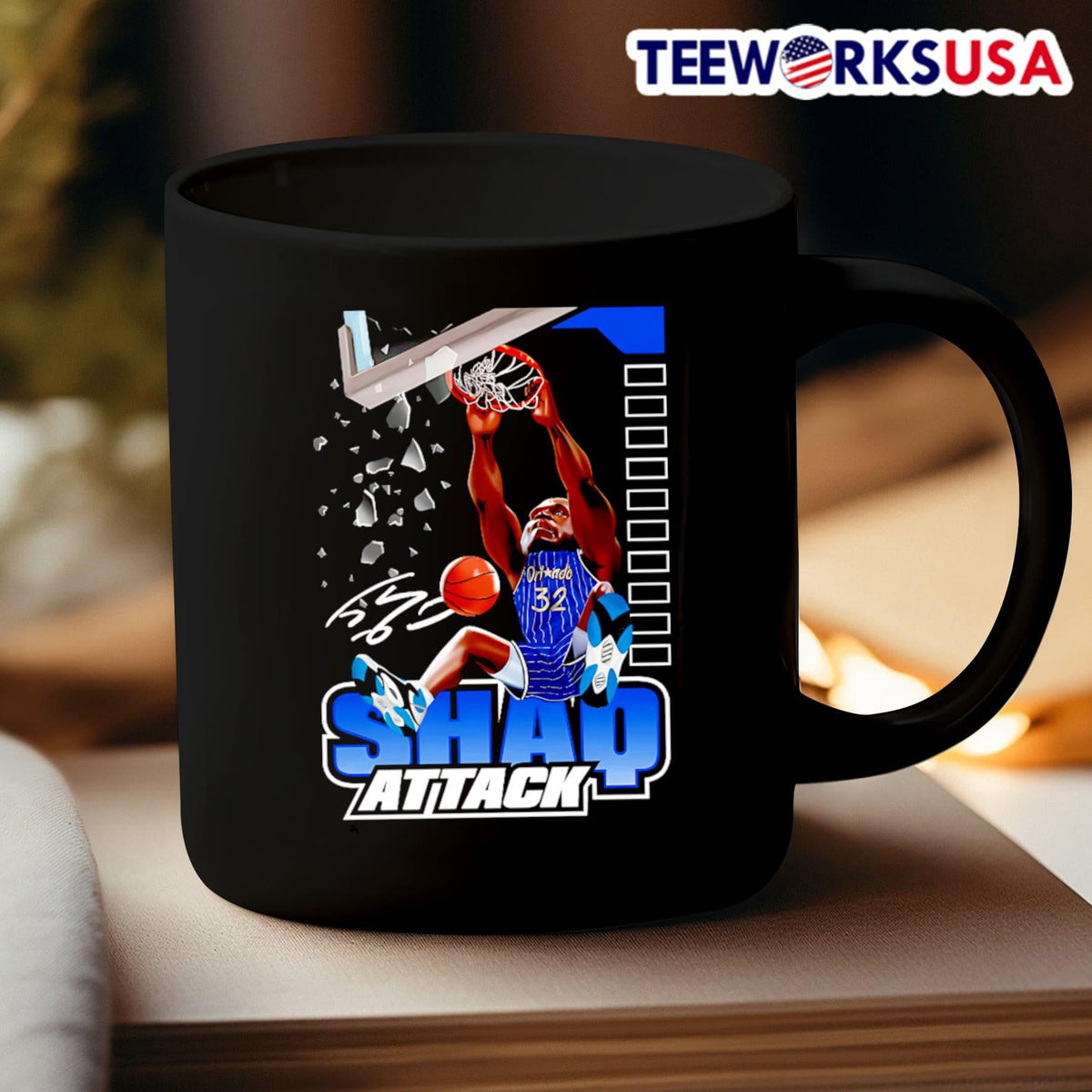 Boomshakalaka Shaq attack - Adult & Kids T-Shirts, Sweatshirts & Hoodies apparel design preview 3