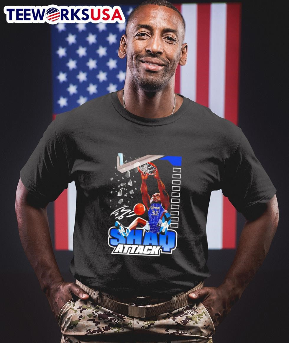 Boomshakalaka Shaq attack - Adult & Kids T-Shirts, Sweatshirts & Hoodies apparel design preview 1