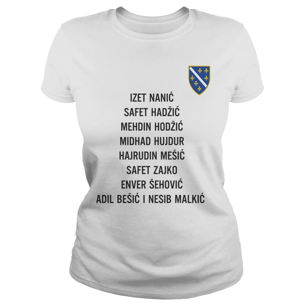 Bosnian War Heroes Jusuf Nurkic - Adult & Kids T-Shirts, Sweatshirts & Hoodies apparel design preview 2