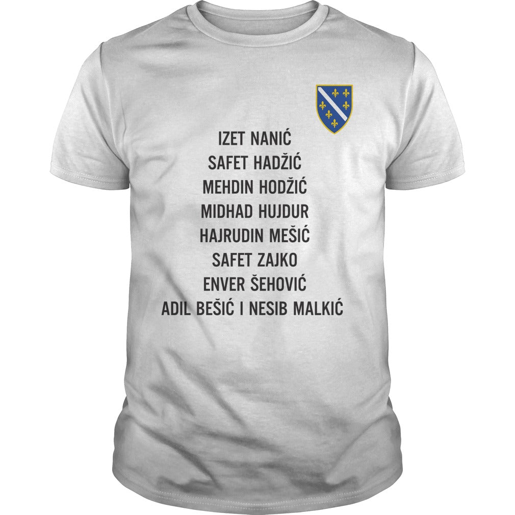 Bosnian War Heroes Jusuf Nurkic - Adult & Kids T-Shirts, Sweatshirts & Hoodies apparel design preview 1