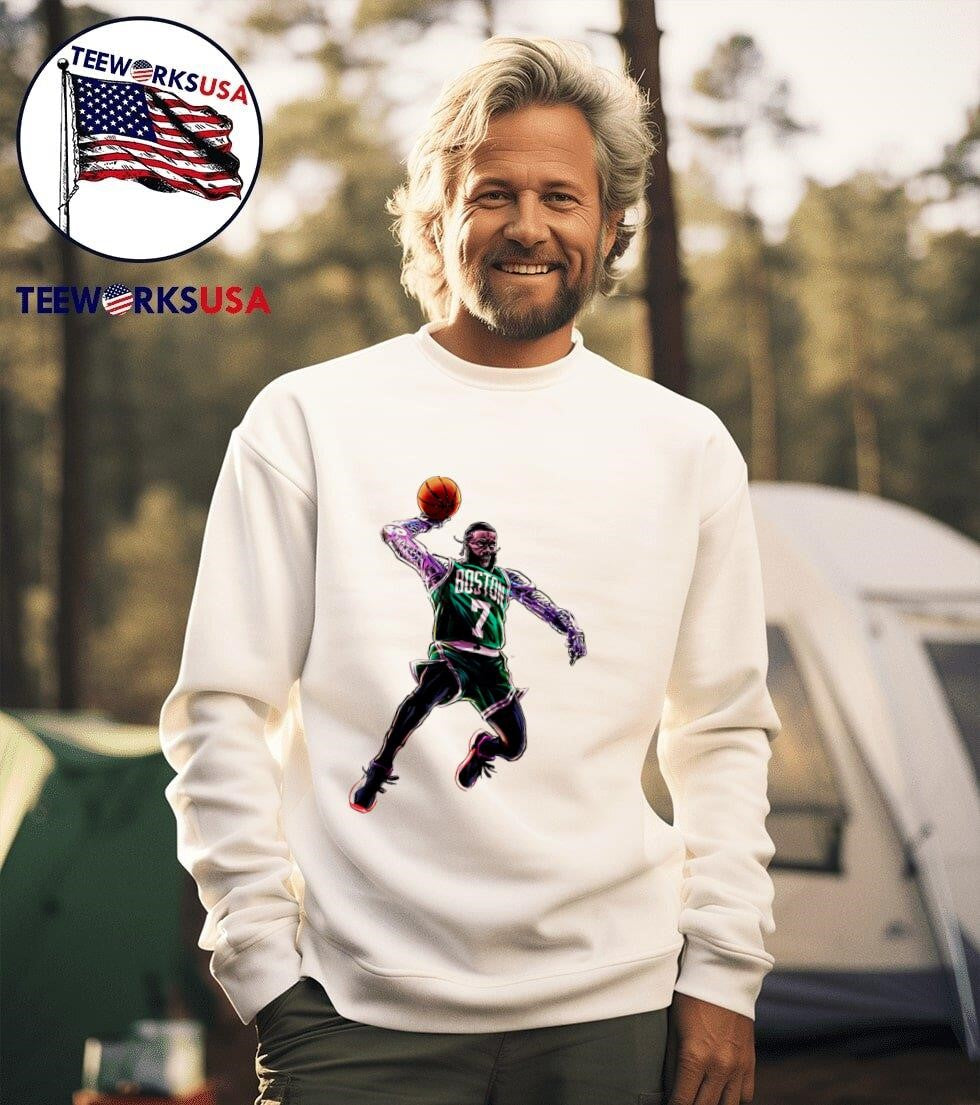 Boston Celtics Jaylen Brown Jax's bionic arms - Adult & Kids T-Shirts, Sweatshirts & Hoodies apparel design preview 3