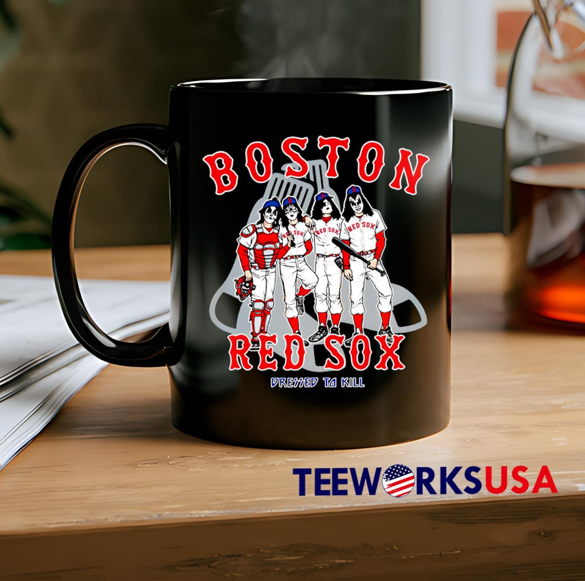 Boston Red Sox Dressed To Kill - Adult & Kids T-Shirts, Sweatshirts & Hoodies apparel design preview 2