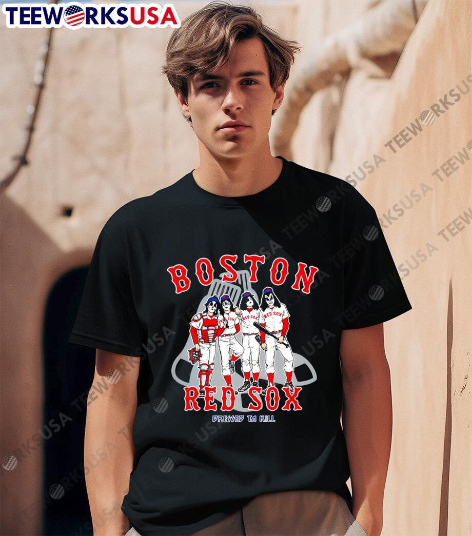 Boston Red Sox Dressed To Kill - Adult & Kids T-Shirts, Sweatshirts & Hoodies apparel design preview 1