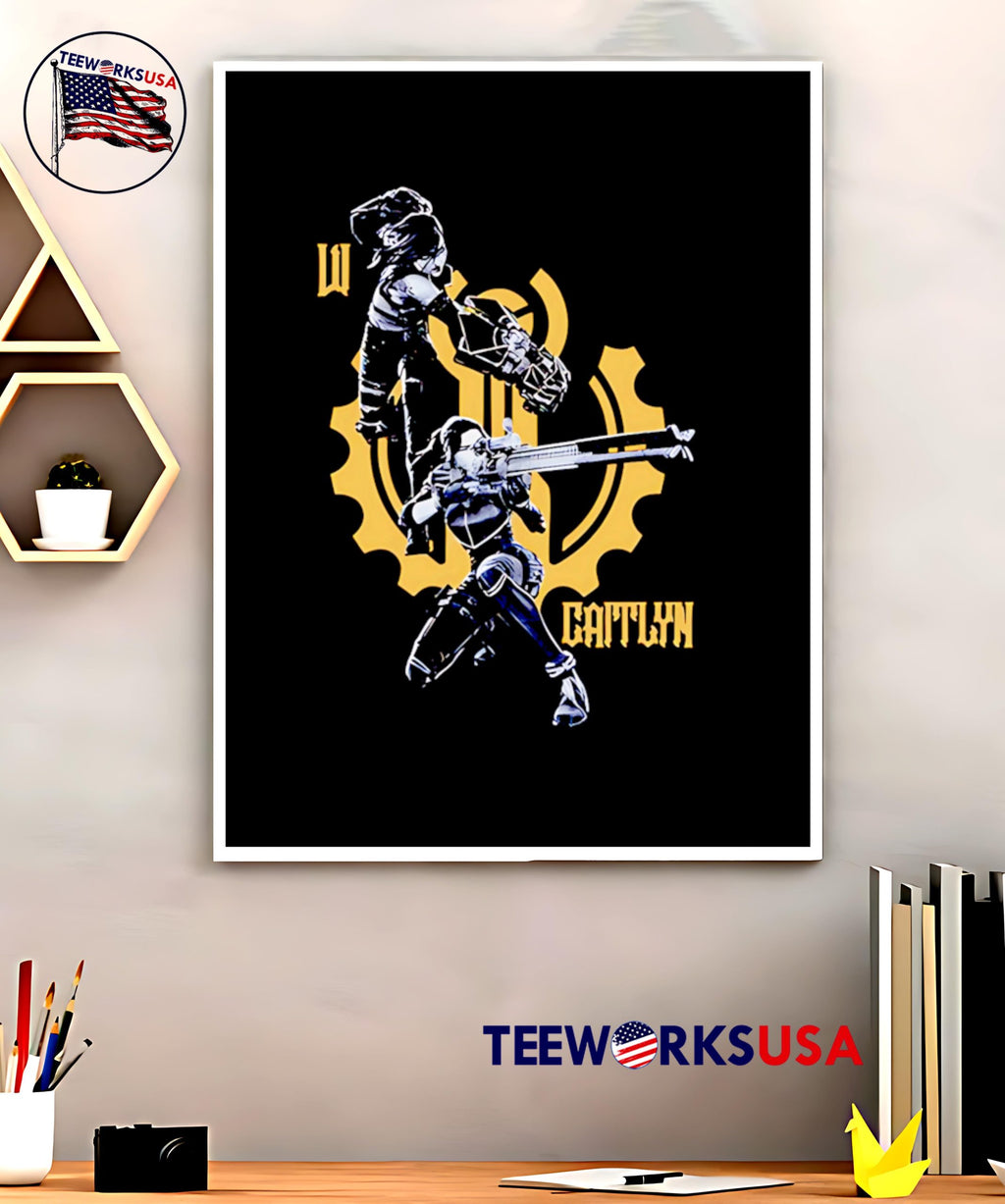 Boxlunch arcane vI and caitlyn graphic - Adult & Kids T-Shirts, Sweatshirts & Hoodies apparel design preview 5