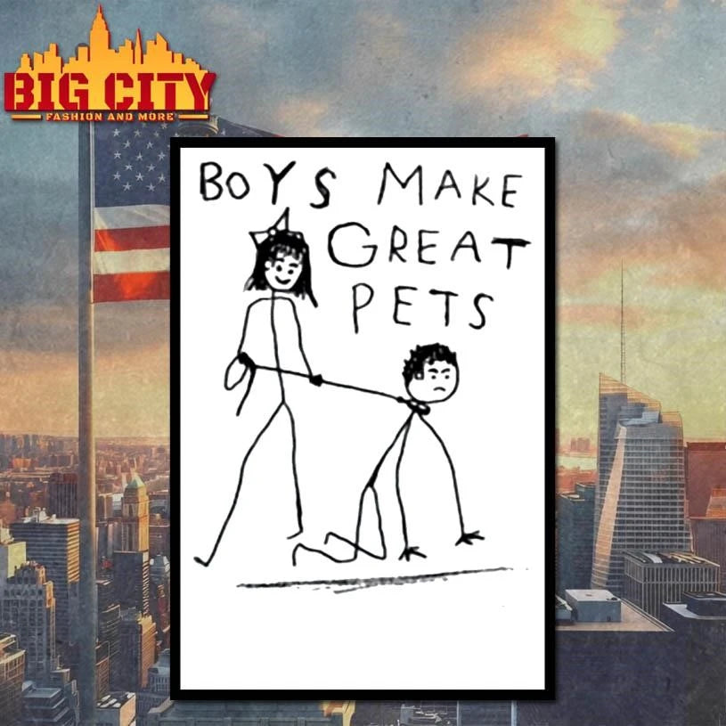 Boys Tied With Rope Make Great Pets - Adult & Kids T-Shirts, Sweatshirts & Hoodies apparel design preview 4
