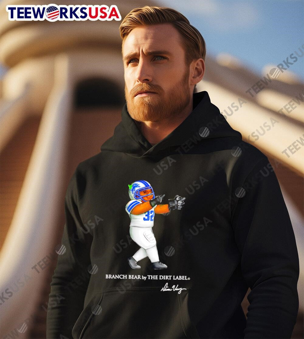 Branch Bear By The Dirt Label - Adult & Kids T-Shirts, Sweatshirts & Hoodies apparel design preview 2