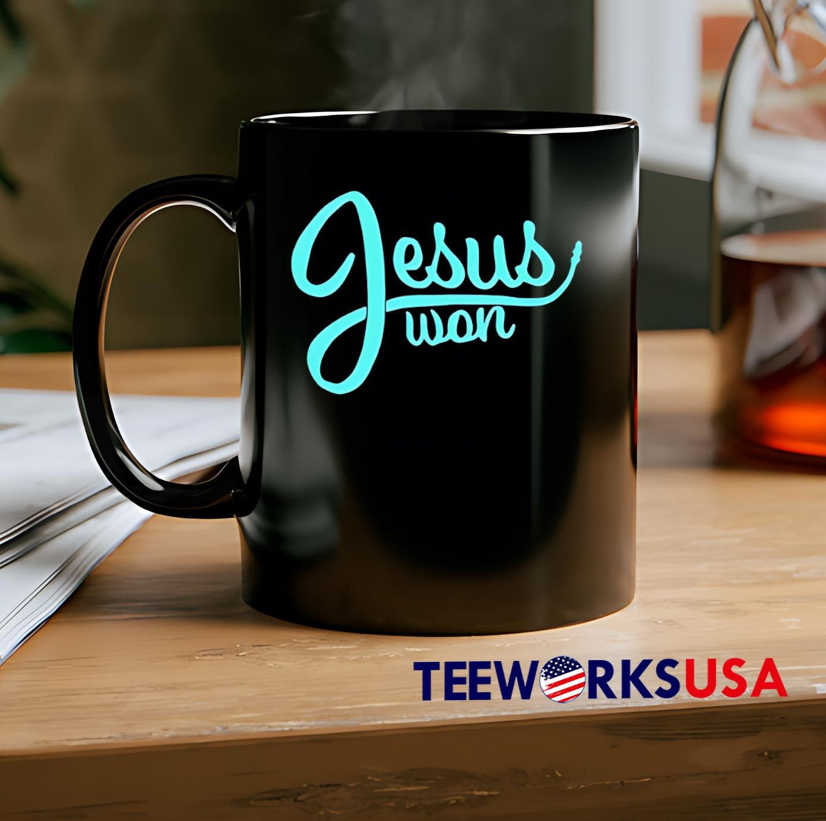 Brandon Pfaadt Jesus Won - Adult & Kids T-Shirts, Sweatshirts & Hoodies apparel design preview 2