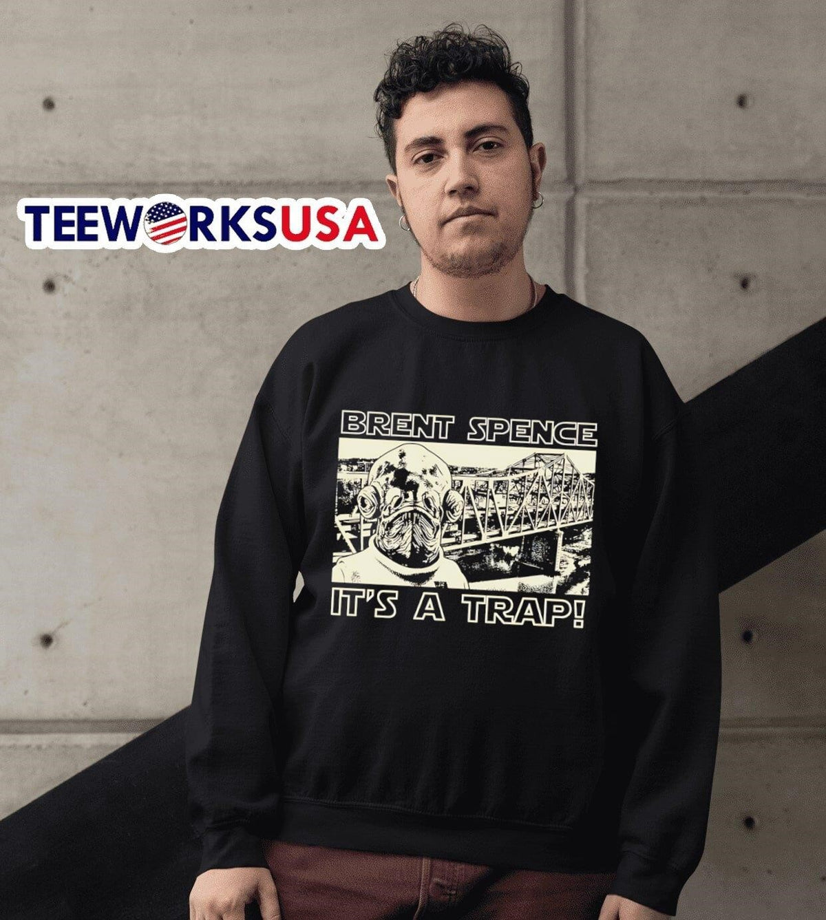 Brent Spence Bridge it's a trap - Adult & Kids T-Shirts, Sweatshirts & Hoodies apparel design preview 6