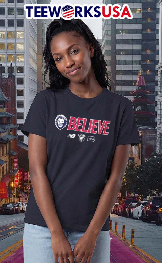 Brisbane Lions Believe 2026 AFL Grand Final - Adult & Kids T-Shirts, Sweatshirts & Hoodies apparel design preview 2