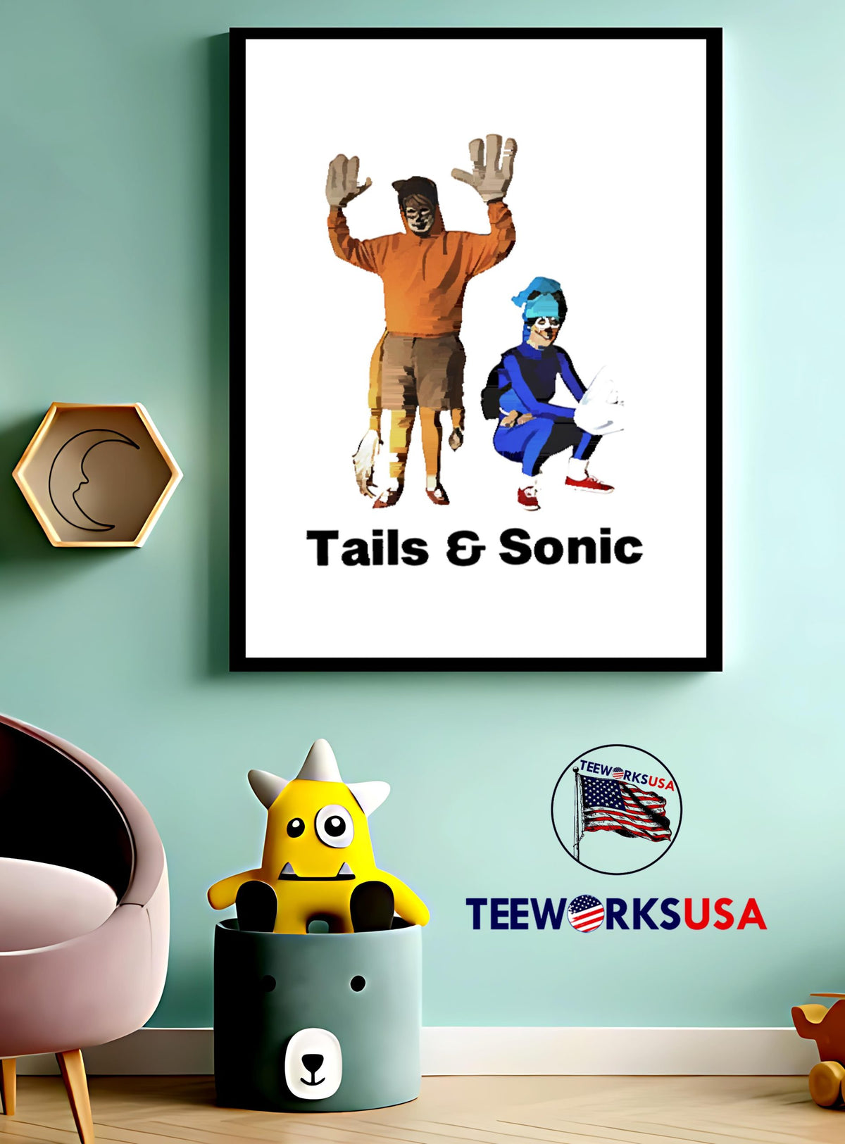 Brittany and michael tails - Adult & Kids T-Shirts, Sweatshirts & Hoodies apparel design preview 3